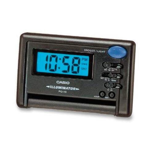 CASIO PQ13-1K CSOPQ131K  TRAVEL CLOCK DIGITAL ALARM