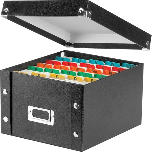 IdeaStream Idea Stream Snap-N-Store Index Card Box with Label Holder