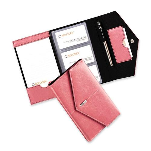 Rolodex Pink Envelope Card Book