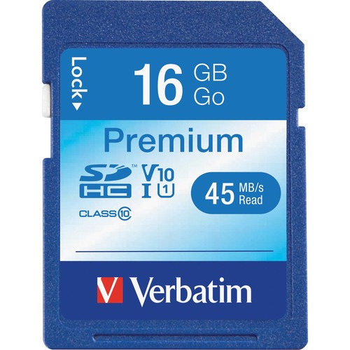 Verbatim 96808 16 GB Secure Digital High Capacity (SDHC)