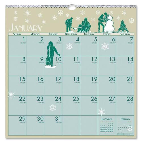 House of Doolittle Illustrated Wall Calendar