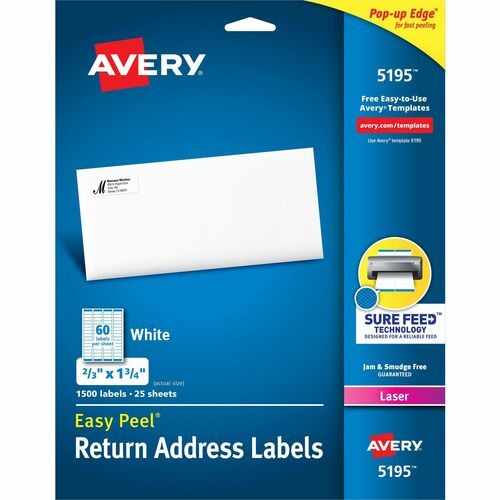 Avery Avery Easy Peel Return Address Label