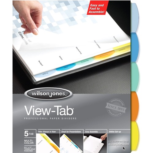 Wilson Jones View-Tab Paper Divider