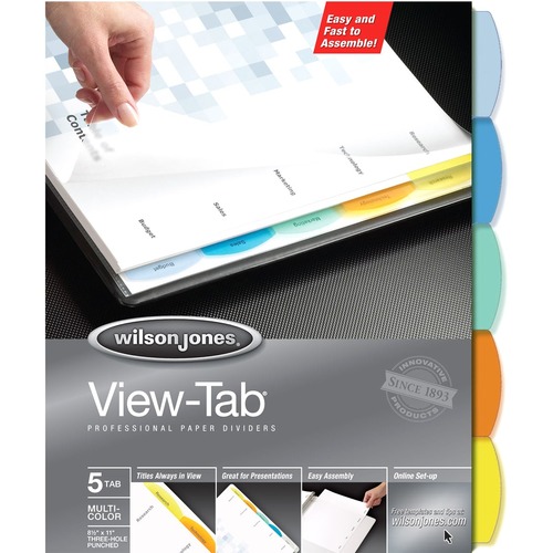 Wilson Jones Wilson Jones View-Tab Paper Divider