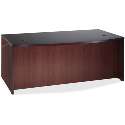 Lorell Lorell D-Shaped Bowfront Desk