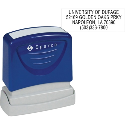 Sparco Sparco Return Address Stamp