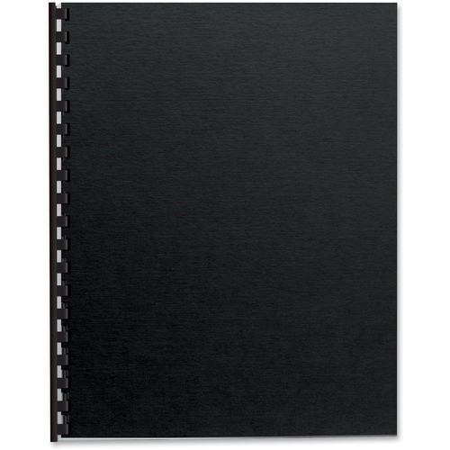 Fellowes Futura Presentation Covers - Letter, Black, 25 pack