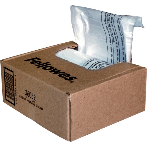 Fellowes Fellowes Waste Bags for Small Office / Home Office Shredders