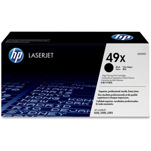 HP 49X (Q5949XG) High Yield Black Original LaserJet Toner Cartridge fo