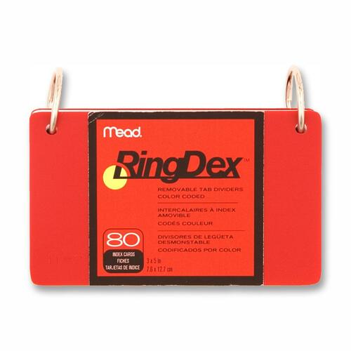 Mead RingDex Index Card