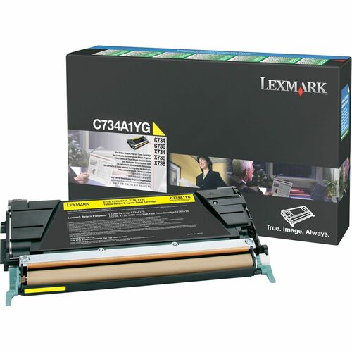 Lexmark Yellow Return Program Toner Cartridge