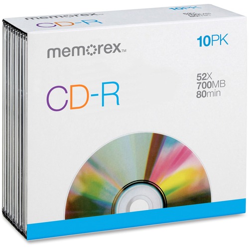 Memorex 52x CD-R Media