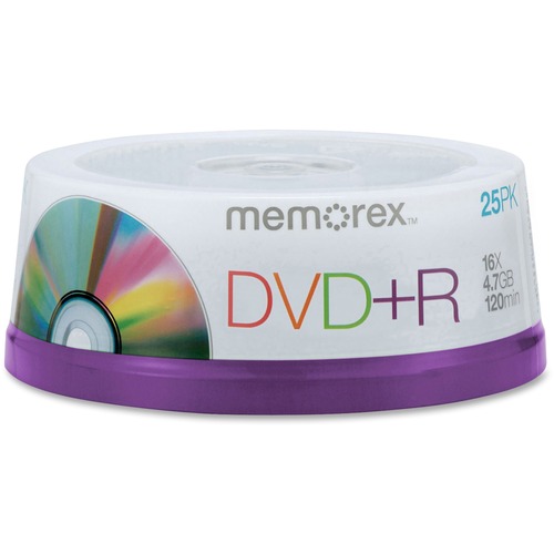 Memorex 16x DVD+R Media