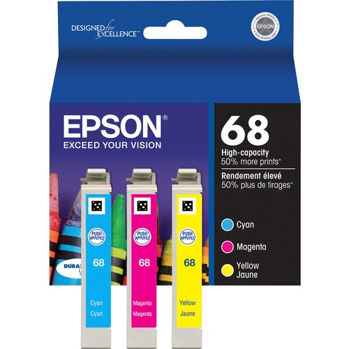 Epson No. 68 Tri Color Ink Cartridge