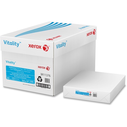 Xerox Xerox Vitality Multipurpose Printer Paper, 100% Recycled