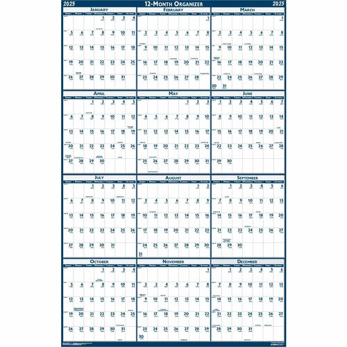 House of Doolittle House of Doolittle Horizontal Wall Planner