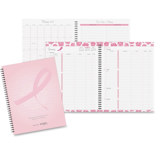 Day-Timer Wirebound Pink Ribbon Refill