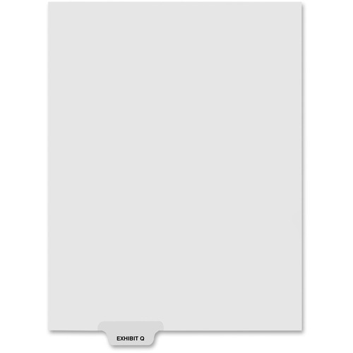 Kleer-Fax 80000 Series Preprinted Bottom Tab Index Divider