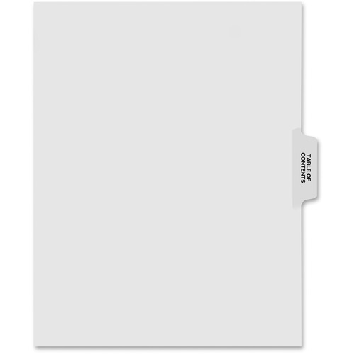 Kleer-Fax Kleer-Fax 80000 Series Side Tab Index Divider