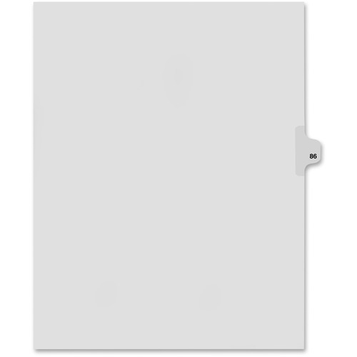 Kleer-Fax 80000 Series Side Tab Index Divider
