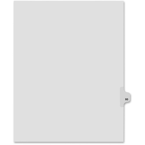 Kleer-Fax Kleer-Fax 80000 Series Side Tab Index Divider