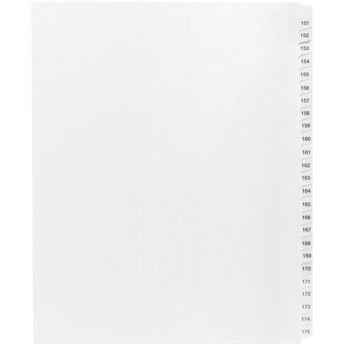 Kleer-Fax Kleer-Fax 90000 Series Side Tab Index Divider