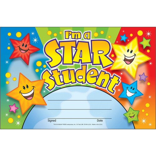 Trend Trend I'm a Star Student Recognition Award