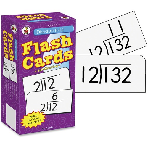 Carson-Dellosa Division 0-12 Flash Cards