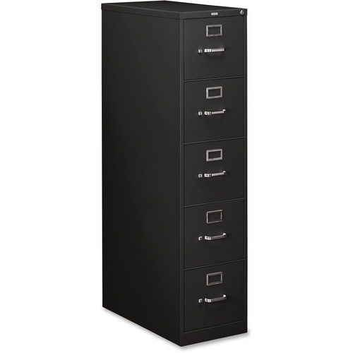 HON HON 210 Series Black Vertical Filing Cabinet