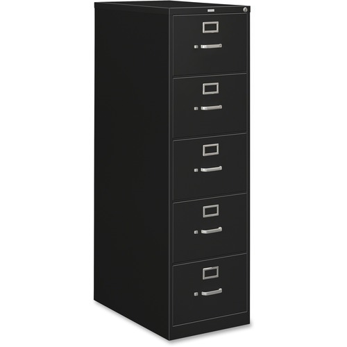 HON HON 210 Series Black Vertical Filing Cabinet