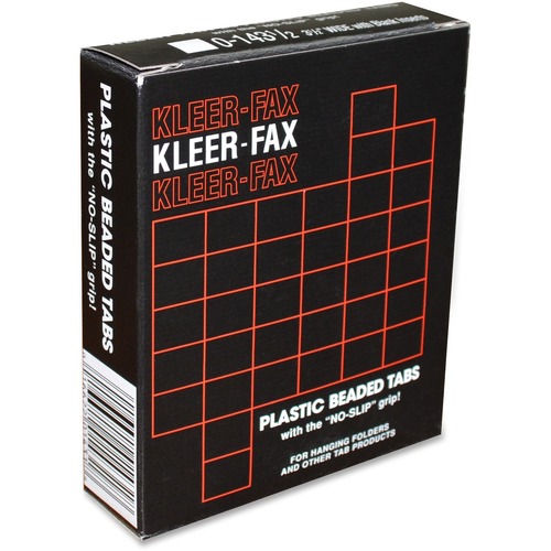 Kleer-Fax Kleer-Fax 1/3 Cut Hanging Folder Tab
