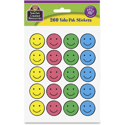 Teacher Created Resources Teacher Created Resources Valu-Pak Happy Face Sticker