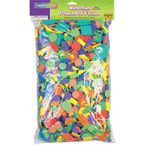 WonderFoam Assortment - 5000 Pcs - 1 Pound