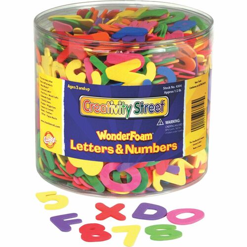 ChenilleKraft Wonderfoam Letters & Numbers Tub
