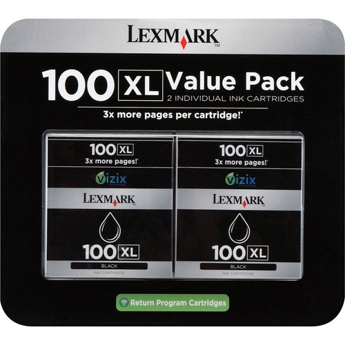 Lexmark No. 100XL High Yield Return Program Ink Cartridge