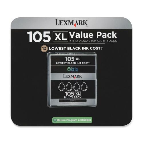 Lexmark No. 105XL High Yield Return Program Ink Cartridge