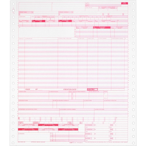 TOPS TOPS UB-04 Hospital Claim Form