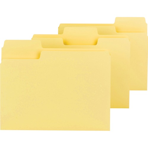 Smead Smead 11984 Yellow Colored SuperTab File Folders with Oversized Tab
