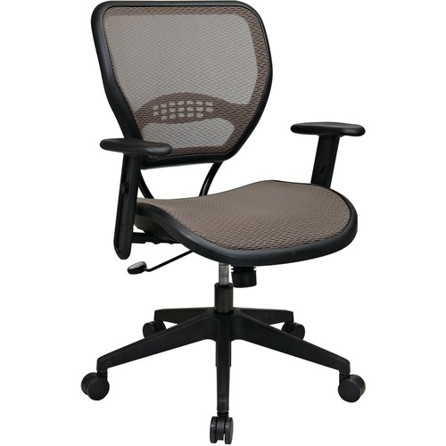 Office Star Office Star Space Latte Air Grid Seat & Back Deluxe Task Chair