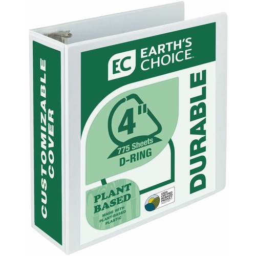 Samsill Earth's Choice Eco-friendly D-Ring View Binder