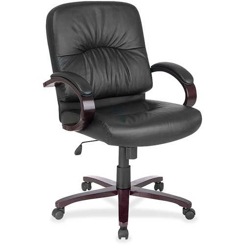 Lorell Lorell Woodbridge Series Managerial Mid-Back Chair