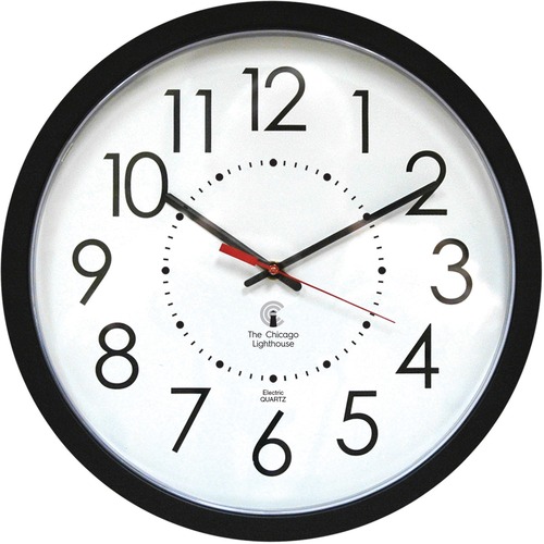 Chicago Lighthouse Electric Wall Clock