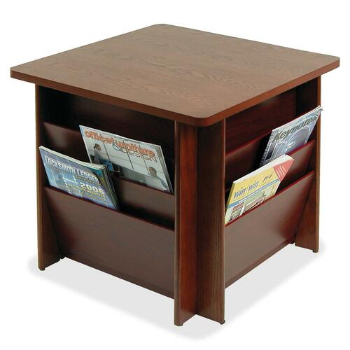 Buddy Buddy Table with Literature Rack