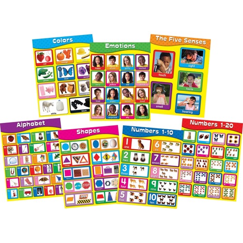 Carson-Dellosa Early Childhood Learning Charlet Set