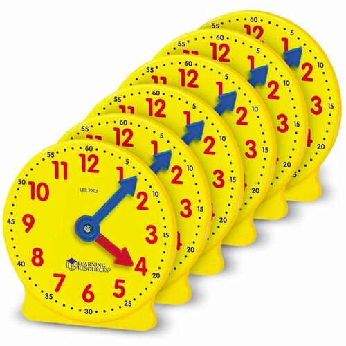 Learning Resources 4-Inch Mini-Clock Set