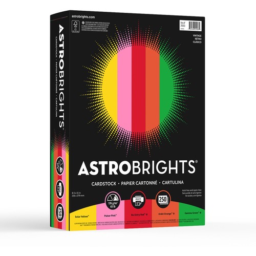 Astro Astrobrights Printable Multipurpose Card