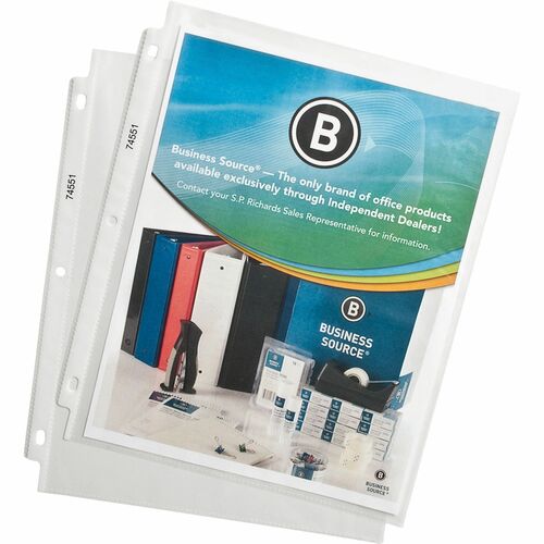 Business Source Business Source Top Loading Sheet Protector