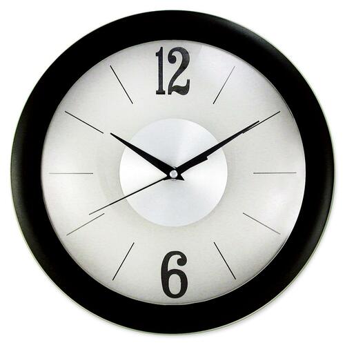 ARTISTIC 6086 AOP6086  CLOCK RND 12" BLACK FRAME
