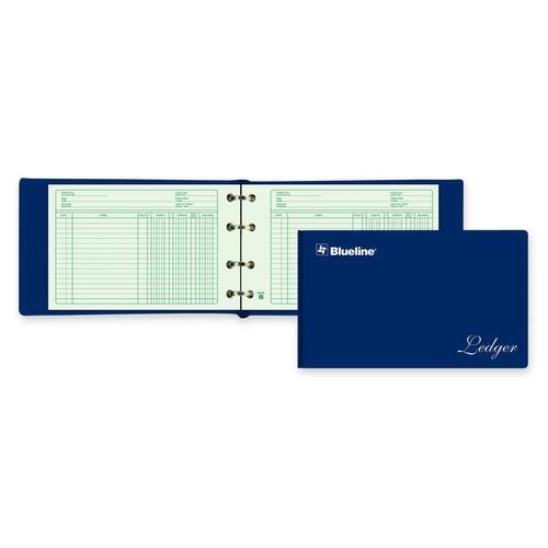 DOMINION BLUELINE B086 BLIB086  LEDGER OUTFIT,   6x9.5  *BLUE