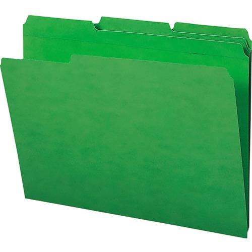 Smead Smead 12138 Green 100% Recycled Colored File Folders